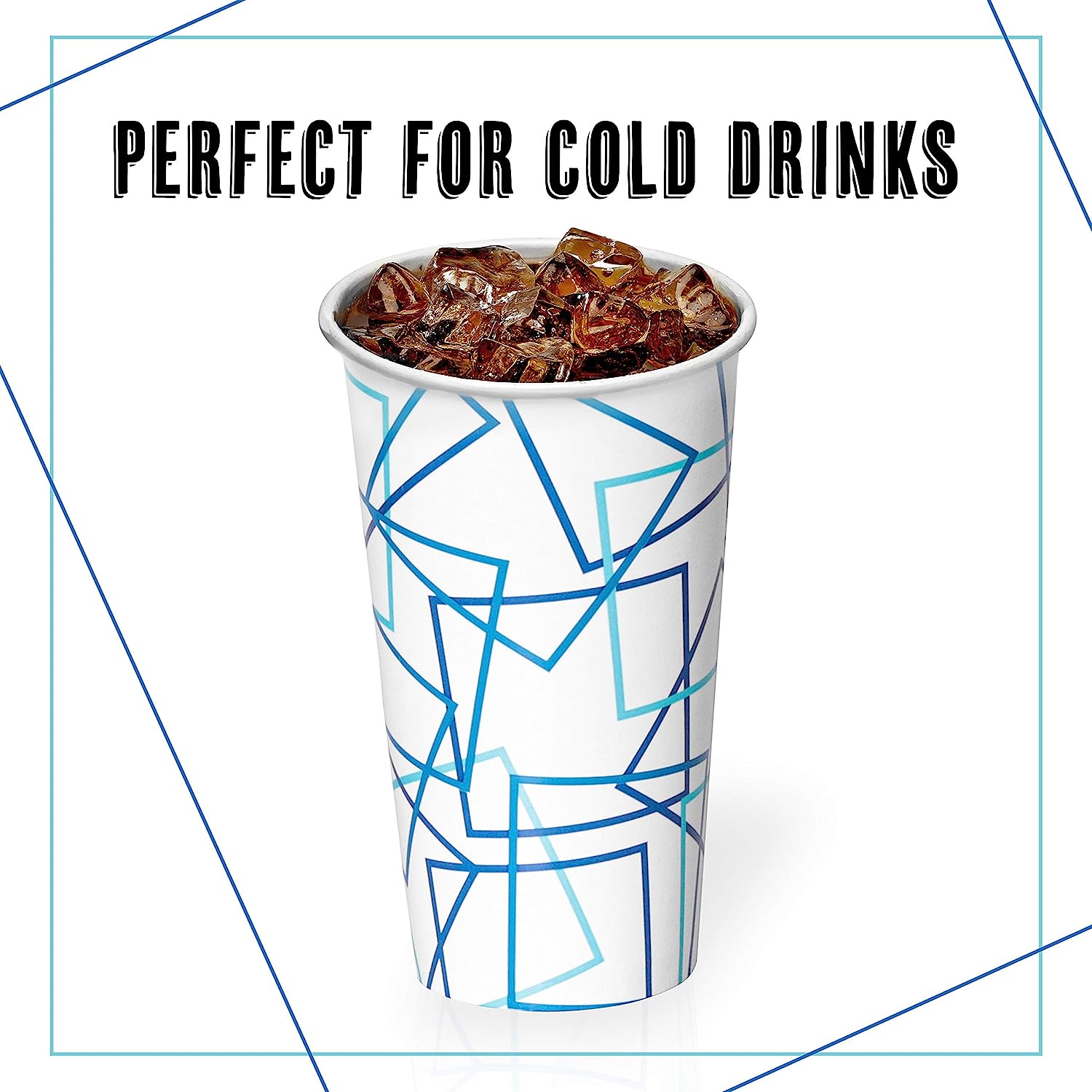 32oz soda Cups disposable Paper Cold drinks Cups fruits With Lids