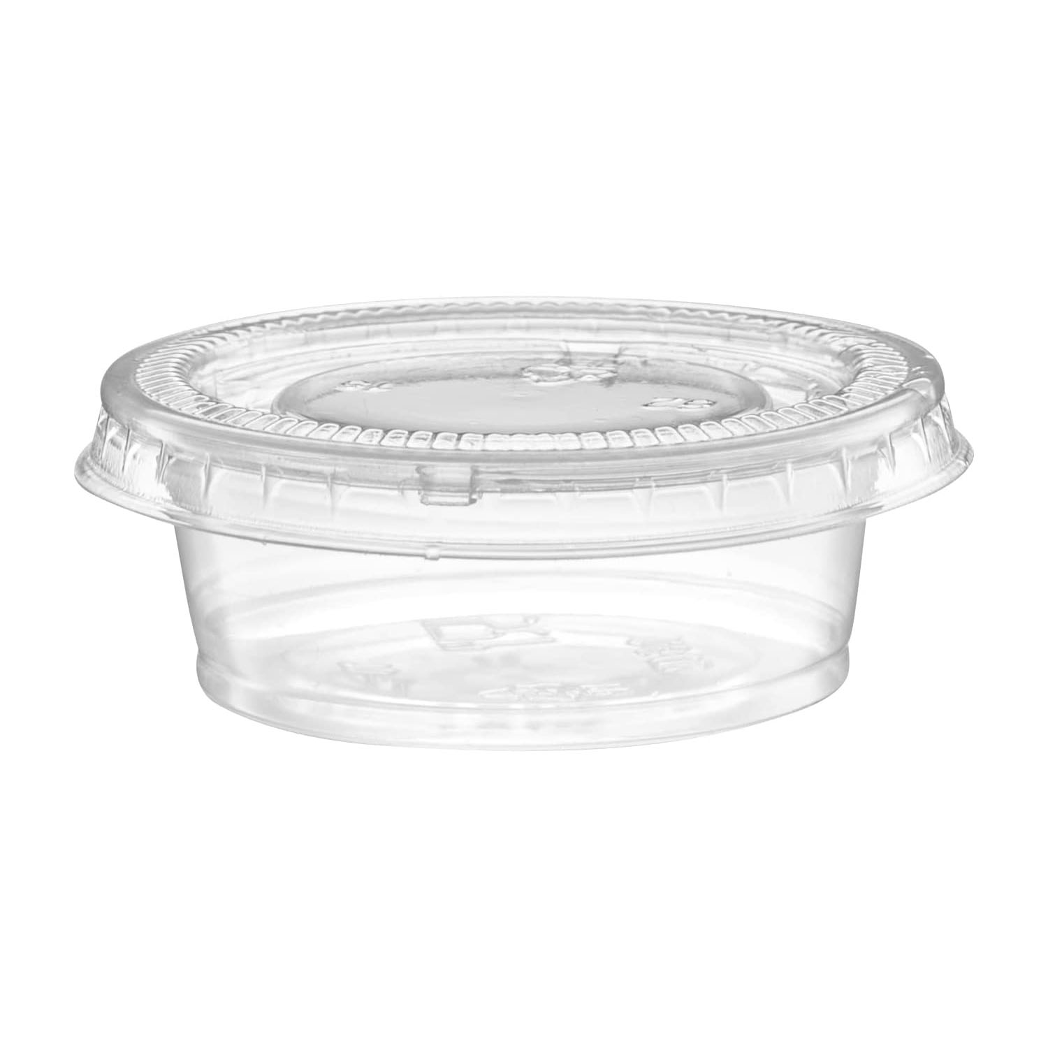 1.5oz Condiment Containers with Lids, Dressing Container