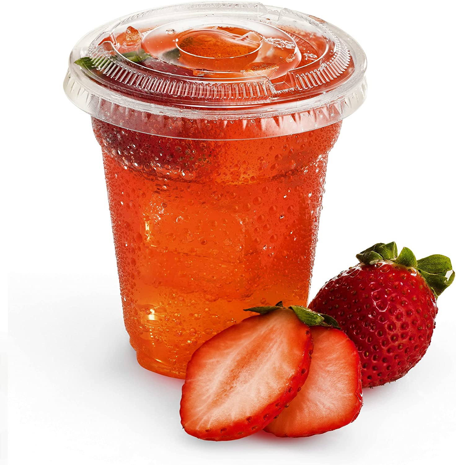 Plastic PET cup 8oz for Cold Drinking &Smoothie