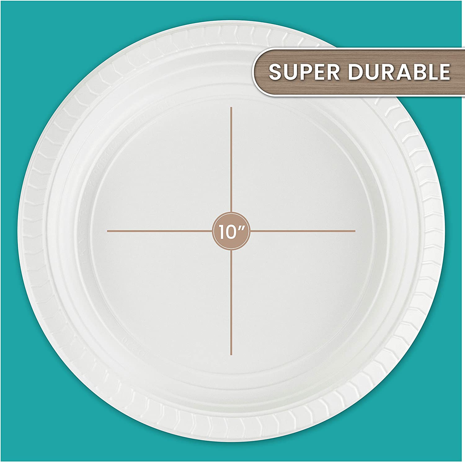 Plastic plate disposable 9inch /