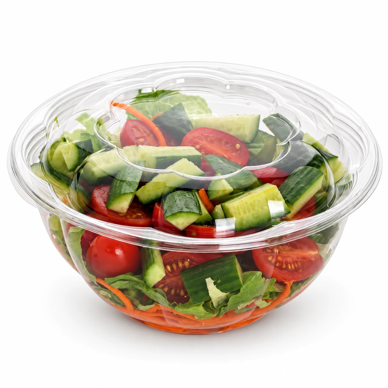 32 oz Clear PET Salad Bowls